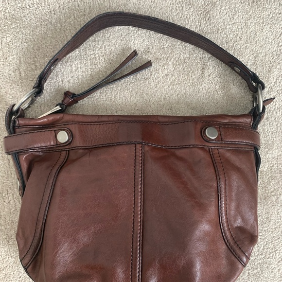 Fossil Dark Brown Leather Shoulder Bag - Picture 3 of 5